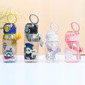 Factory personalized cute cartoon kids plastic cup duckbill straw cup portable strap cup cross-border water cup