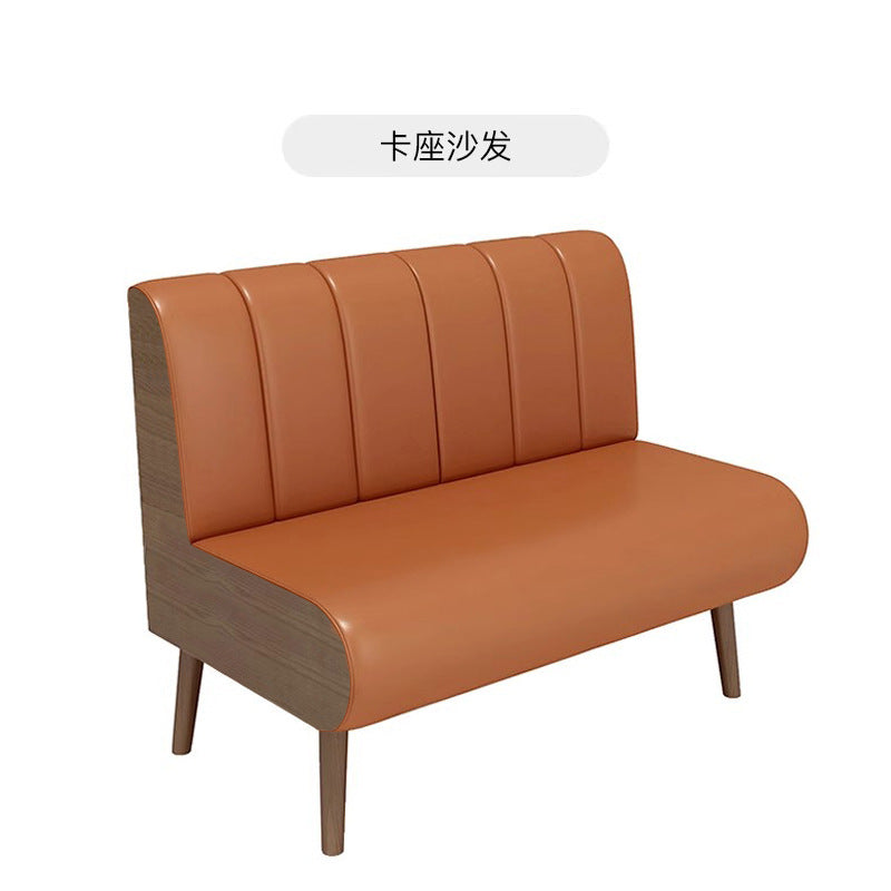 Customized creative restaurant tables and chairs Simple milk tea shop Dessert shop Catering commercial table and chair combination Tea house card seat sofa