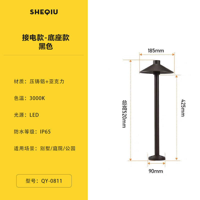 Outdoor solar ground lights - waterproof patio lights for villas, lawns, gardens, and home stays - decorative yard lighting
