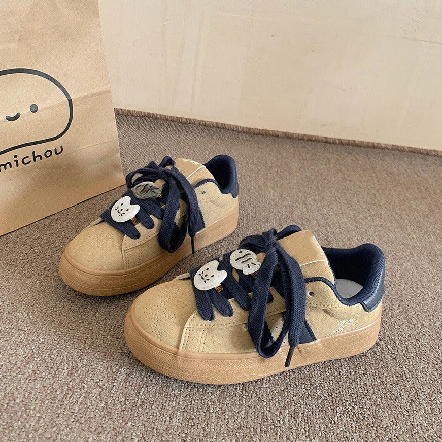 Women's white sneakers - new spring/summer 2026 collection: versatile, student-friendly, casual platform sneakers - lightweight, height-increasing trainers