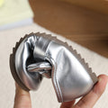Vancahao girls' bow-tie princess shoes, new korean style slip-on leather flats for spring/autumn
