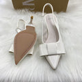 Za premium high heels for women, 2025 spring/autumn new collection, pointed-toe stiletto heels, professional pumps, patent leather nude closed-toe sandals