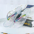 2024 summer women's flip-flops: new fashion candy colors, cute & trendy flat crystal thong sandals