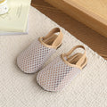 Mesh rhinestone toe-cap half slippers for women summeroutwearnew arrival one-leg cut out fishnet fairy lazy slippers