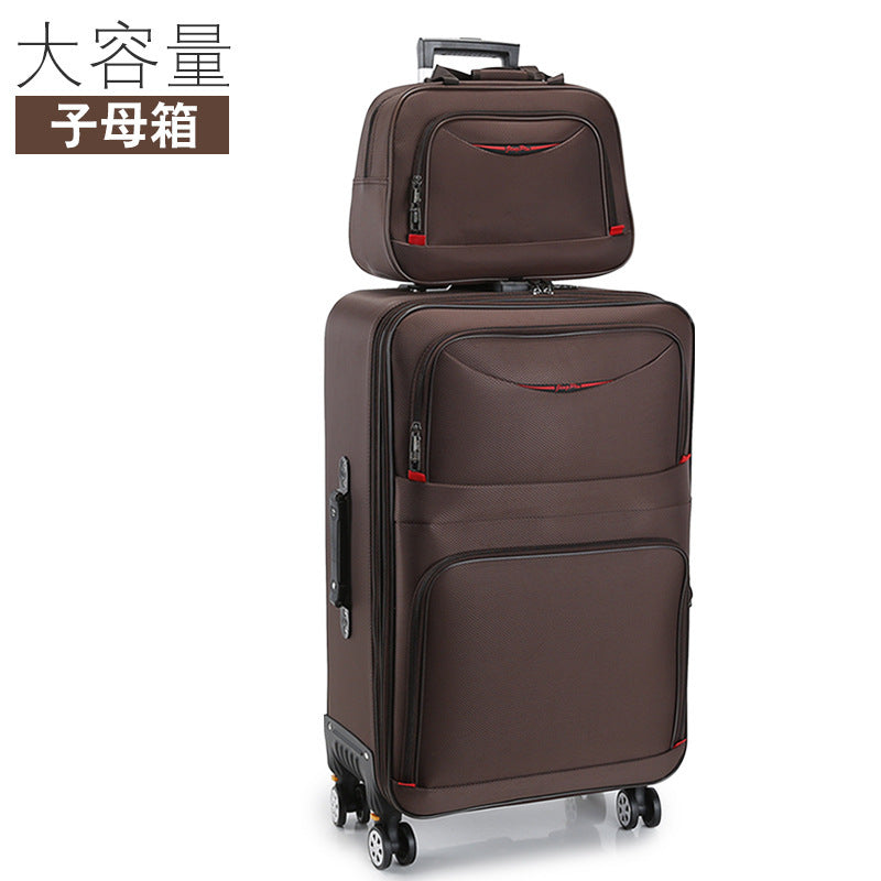 Oxford cloth suitcase women's 20 trolley case men's suitcase universal wheel 26 password suitcase 24
