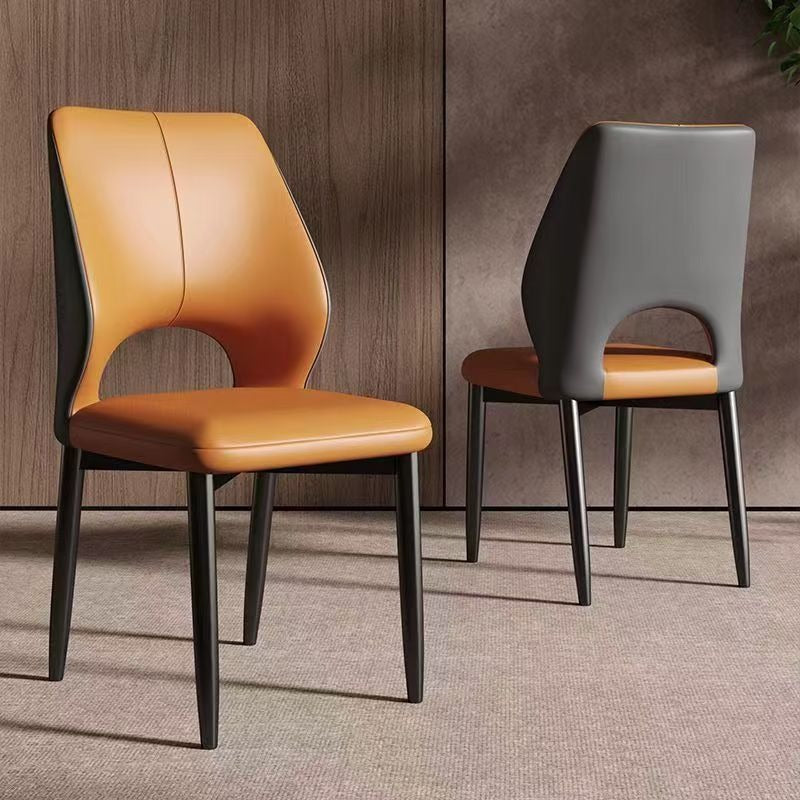 Modern home backrest chair casual minimalist stool nordic light luxury dining chair restaurant hotel dining chair thickened dining table chair