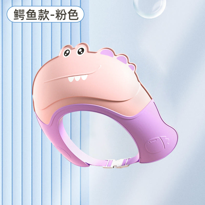 Baby hair washing cape - waterproof shampoo cap for kids, ear protection, infant bathing, and childproof hair washing