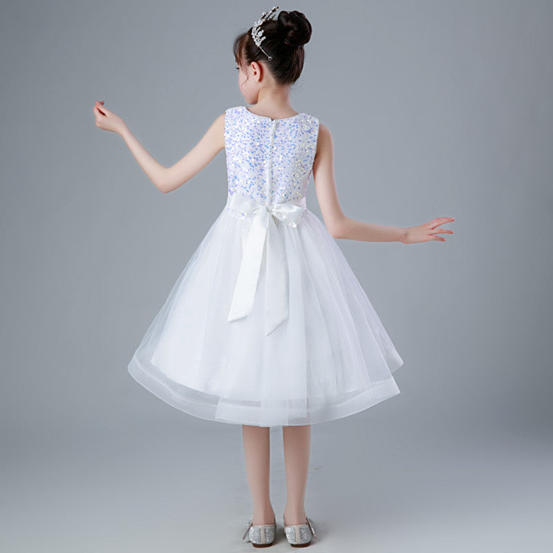 Export toddler kids dress sequinlace princess dress baby girl birthday dressbaby dress