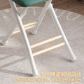 Foldable recliner foldable stool for home recliner lunch break foldable chair with backrest portable rental high round stool recliner