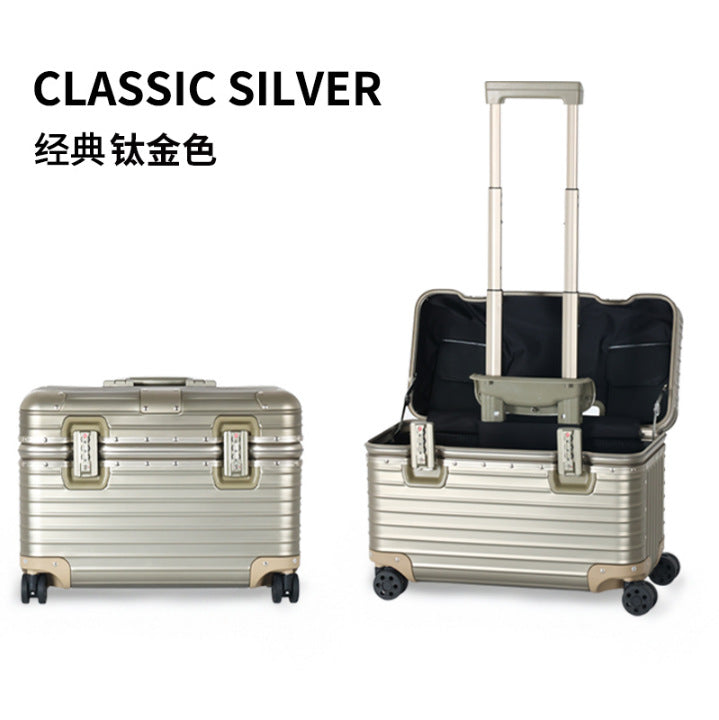 OBOX铝镁合金上翻盖拉杆登机箱摄影摄像工具箱航空机长箱18寸20寸