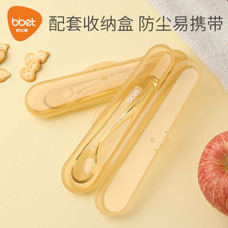 Baby feeding utensil set: fruit puree scraper spoon - perfect for weaning and baby food preparation (ages 6 months+)