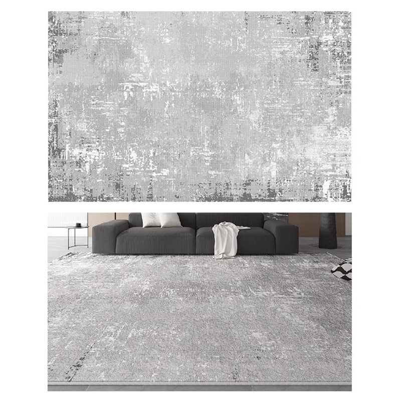 Waterproof rug for bedroom and living room,  new design, large area full coverage, wash-free, wipeable, low-maintenance floor mat, light luxury and high-end