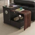 Movable coffee table next to casual side cabinet accessible luxury living room italian normcorenew arrival sofa smart side table trolley