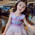 Baby girl swimsuit cute summer one-piece swimwear  stylish mermaid kids new girls' swim suit