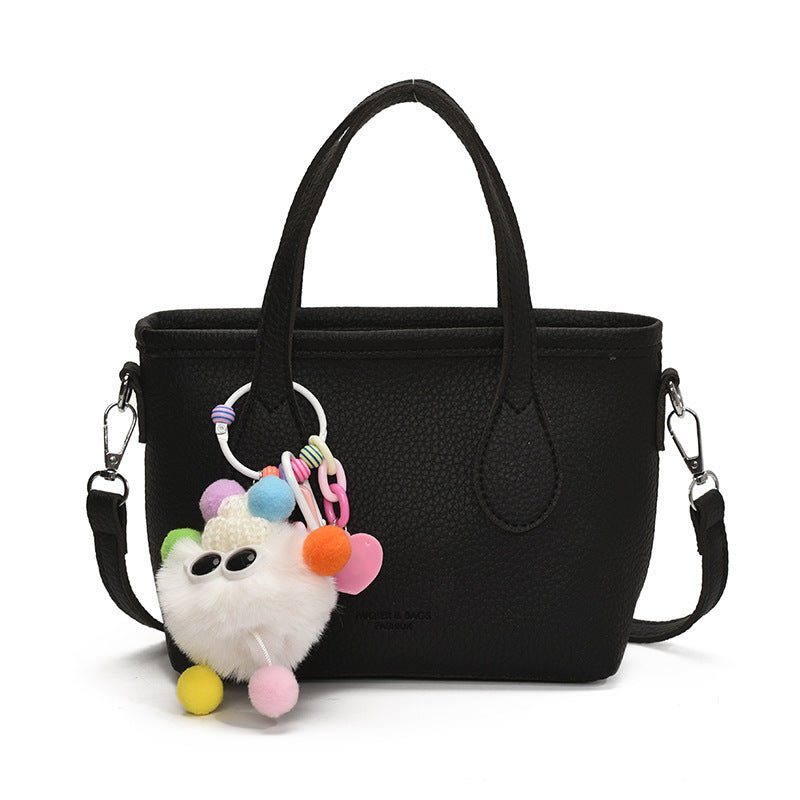 Foreign-style high-end sense portable bucket bag women's 2025 new casual simple messenger bag commuter shoulder bag