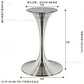 Tulip stainless steel hardware bedside table hotel b&b engineering horn feet light luxury living room corner table factory wholesale