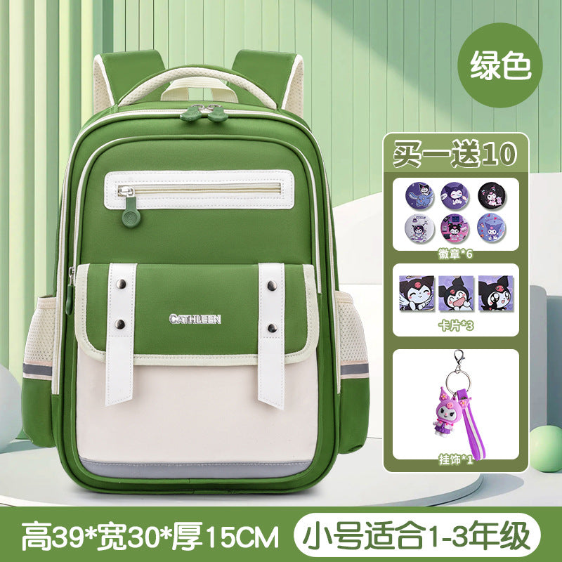 New cloud schoolbag 1-3-6 grade primary school students schoolbag boys and girls reduce the burden of children large capacity backpack