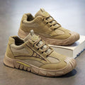 Men's winter work safety shoes: new breathable, anti-slip, wear-resistant athletic work shoes for construction, labor, and hiking