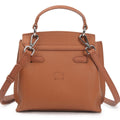 First layer cowhide kelly bag 2024 cross-border new arrival women's bag fashioneasiest for matchretro bag shoulder crossbody genuine leather bag