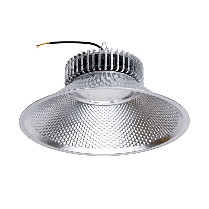 LED fin mining light, high brightness 100W200W workshop lighting high power factory warehouse ceiling chandelier