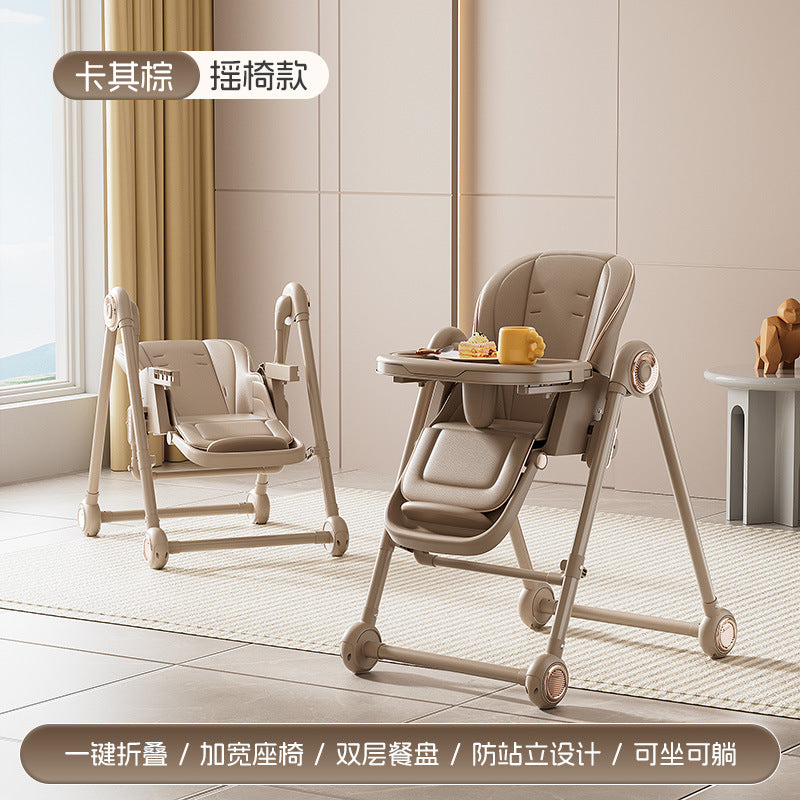 Baby Dining Chair Baby Home Children's Eating Dining Table and Chair Infants and Toddlers Multifunctional Portable Seat Sitting Chair
