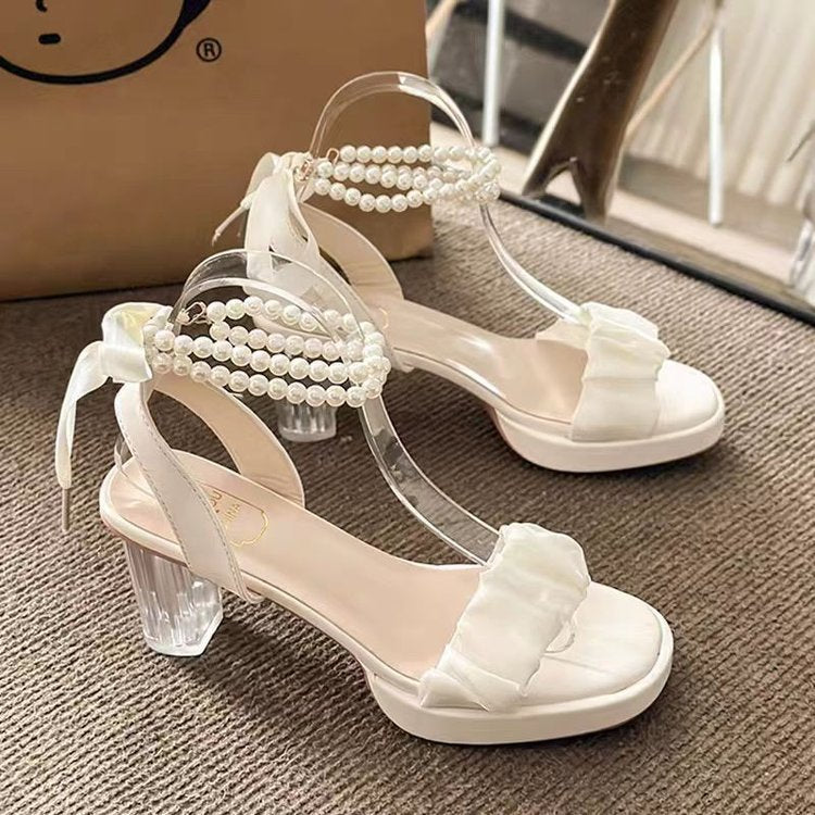 summer new arrivals: plus-size women's high-heeled sandals for cross-border e-commerce. sizes 34-42 available. wholesale options available. dropshipping to  and
