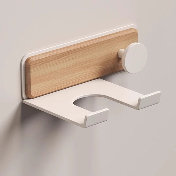 Toilet hair dryer rack No punching storage Hair dryer hanger Hair dryer bracket Beech bathroom shelf