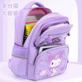 cartoon school backpack for elementary school students, grades 1-6 - quicksand cute girl kuromi fun backpack