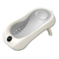 Baby bath support lounger - newborn bathtub with sit & lie down options, baby bath net, temperature-sensitive bath rack