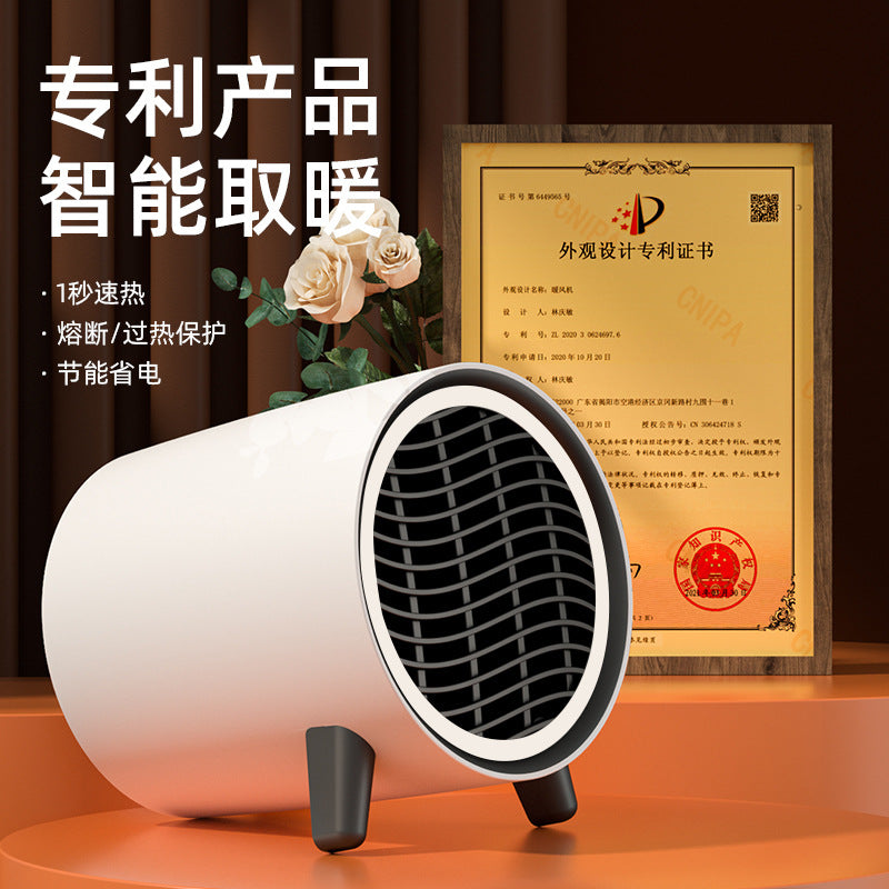 european and american standard heater for home bedroom desktop heater hot air fan small electric heater silent operation