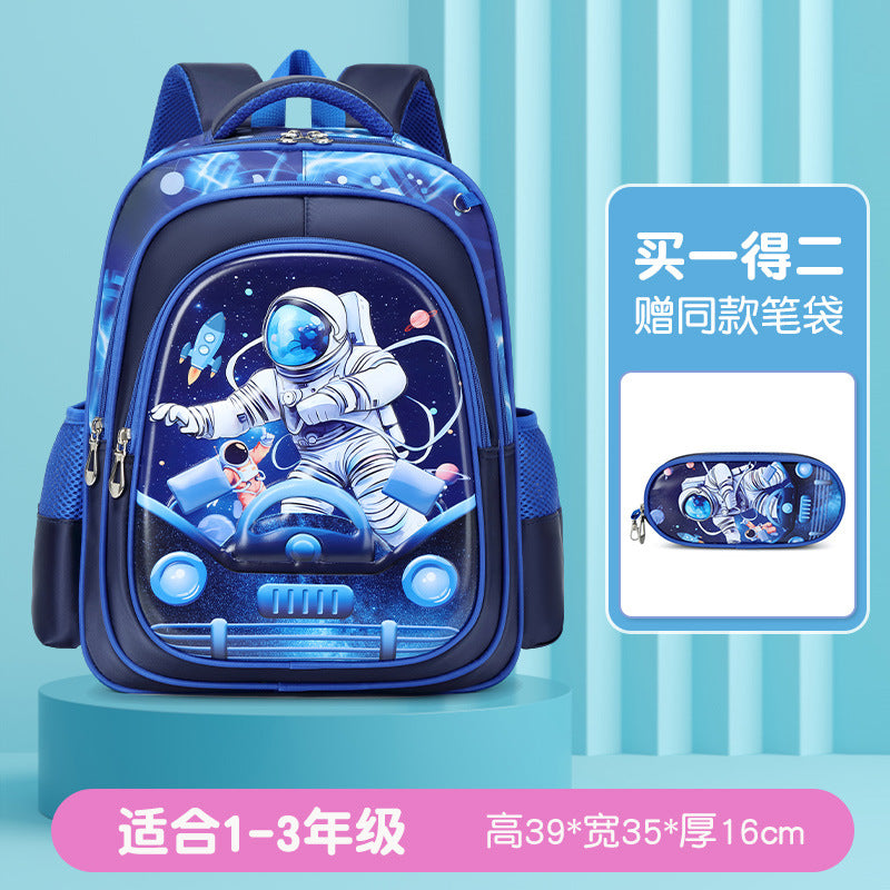 New arrival: elementary school backpack set (grades 1-3) - cute cartoon princess & astronaut designs for boys & girls - two-piece set