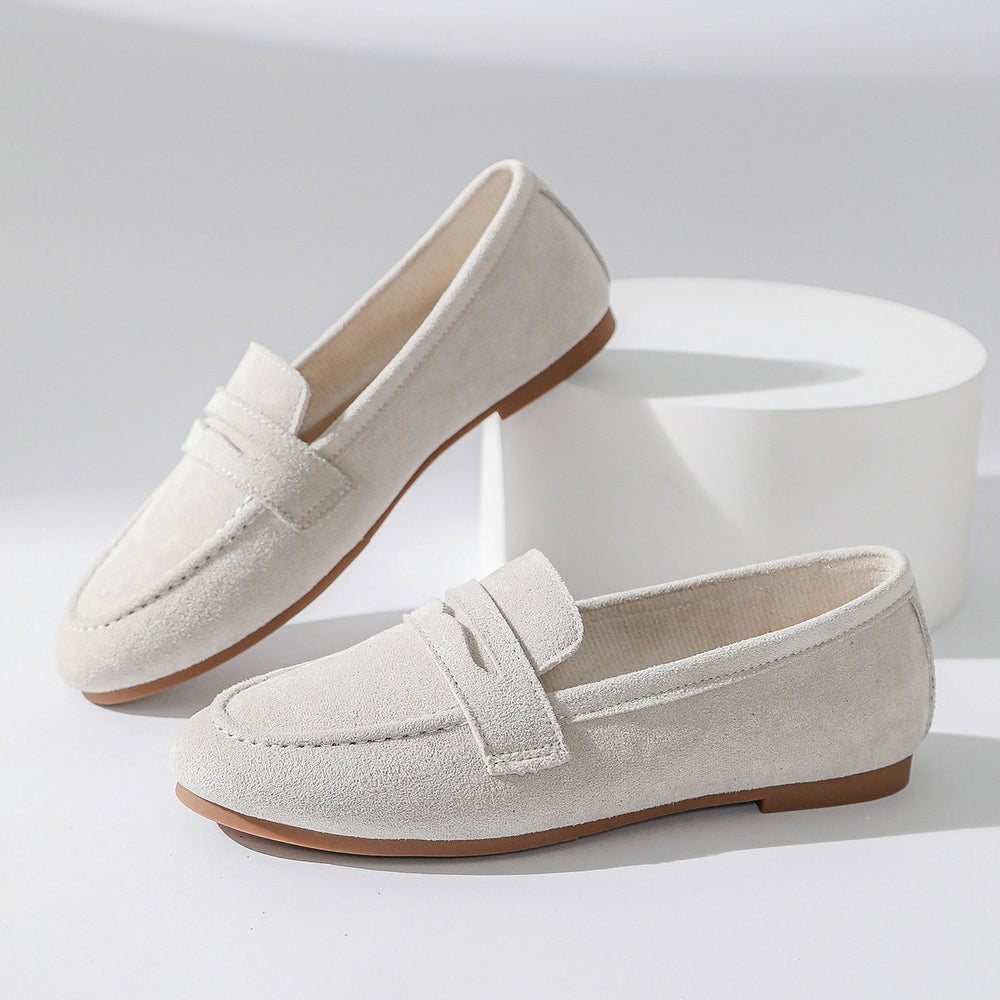 spring/autumn new flat soft sole fashion slip-on loafers women's retro low-cut single shoes wholesale