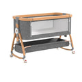 Aluminum alloy baby crib - portable, foldable, multi-functional bassinet - newborn splice bed