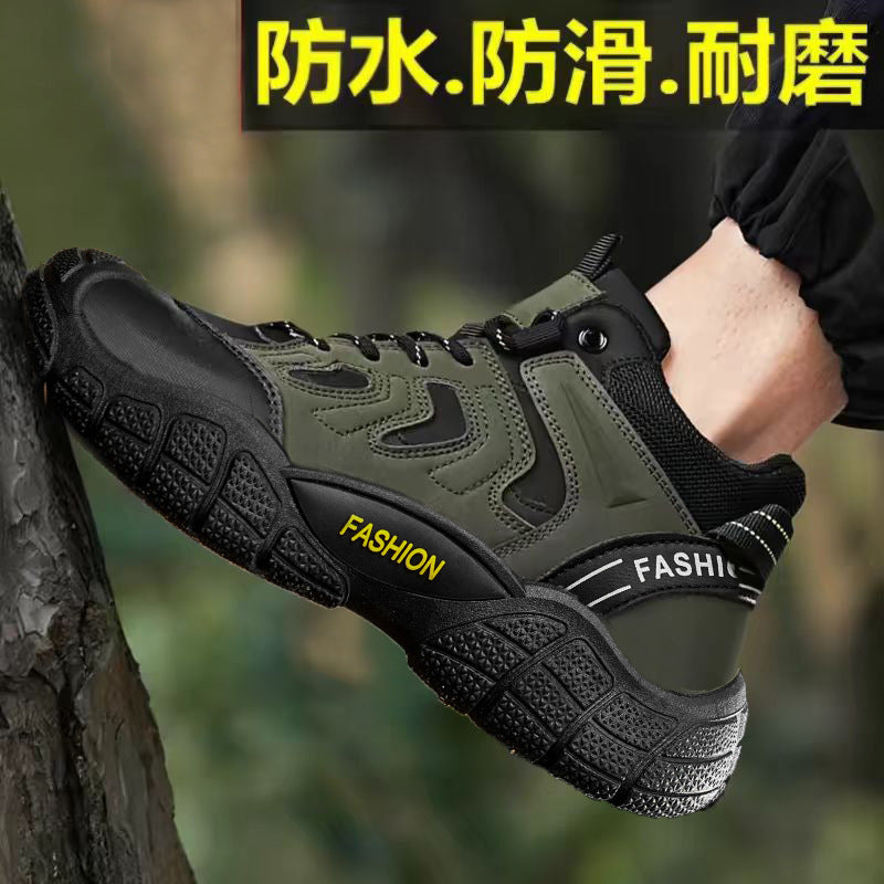 Men's shoes 2026 new spring versatile casual outdoor hiking shoes wear-resistant breathable sports workwear safety shoes for men