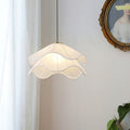 French cream style double layer pleated skirt petal chandelier nordic ins style restaurant bedroom b&b atmosphere