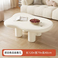 Scandinavian modern casual cloud coffee table living room for home small apartment special-shaped tea table cream style popular tableaccessible luxury