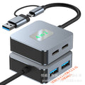 type-c3.2 hub notebook gen2 hub one-to-four two-in-one 10gbps splitter