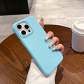 Leather pattern suitable for apple 16pro polka dot mobile phone case iphone12/15 anti-fall soft case simple protective cover 13