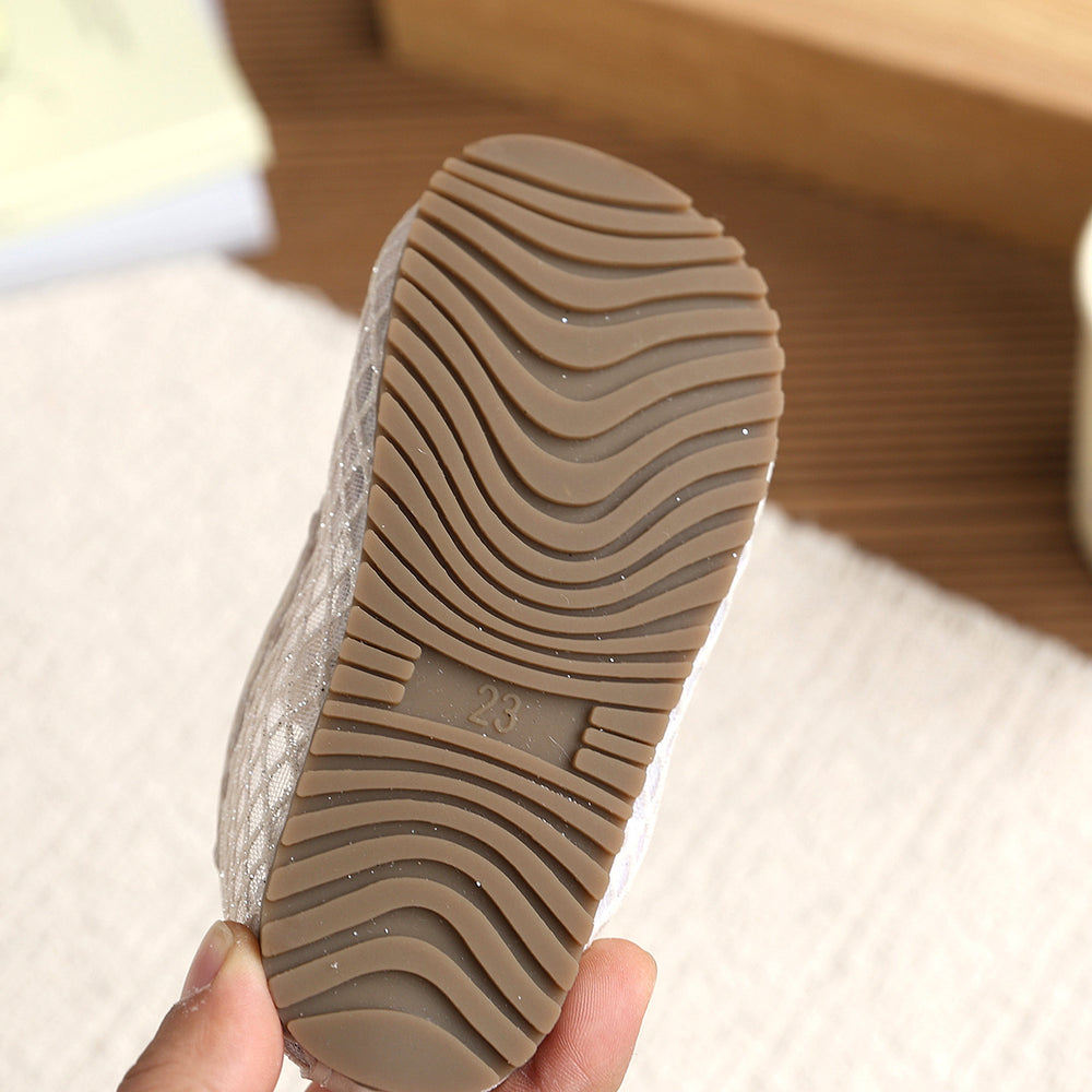 Vancahao girls' hollow-out sandals,  summer new collection, kids' beach shoes, toddler mesh single shoes, princess shoes