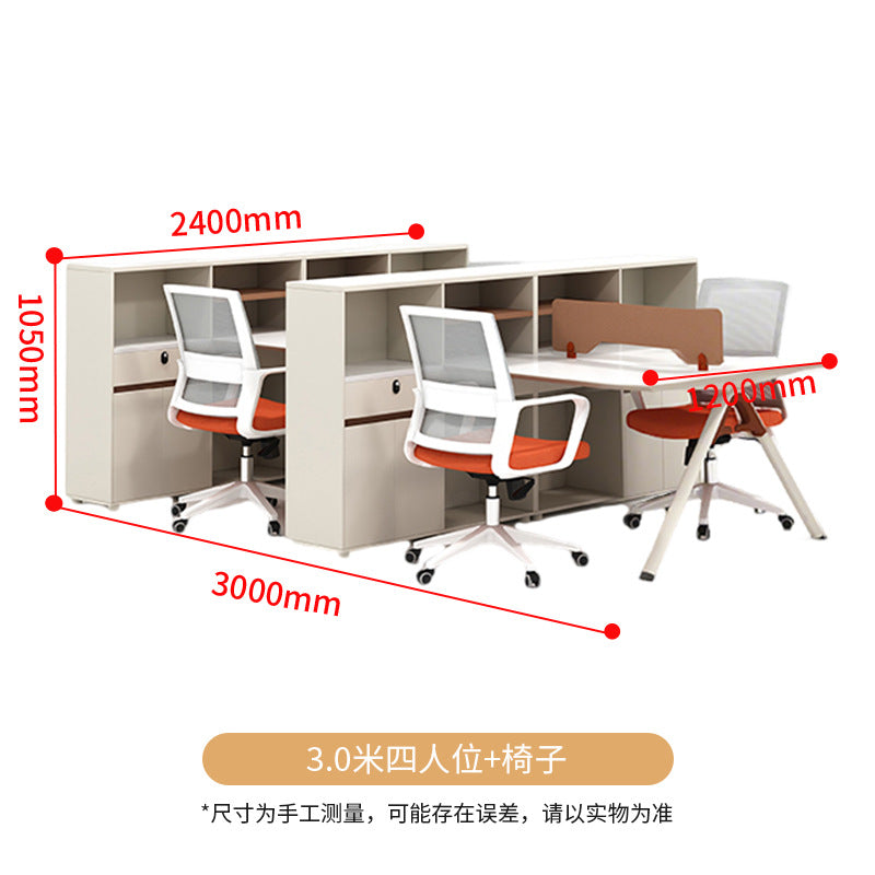 Saint li employee desk financial table accounting office desk fashion facing each other staff desk office table and chair combination
