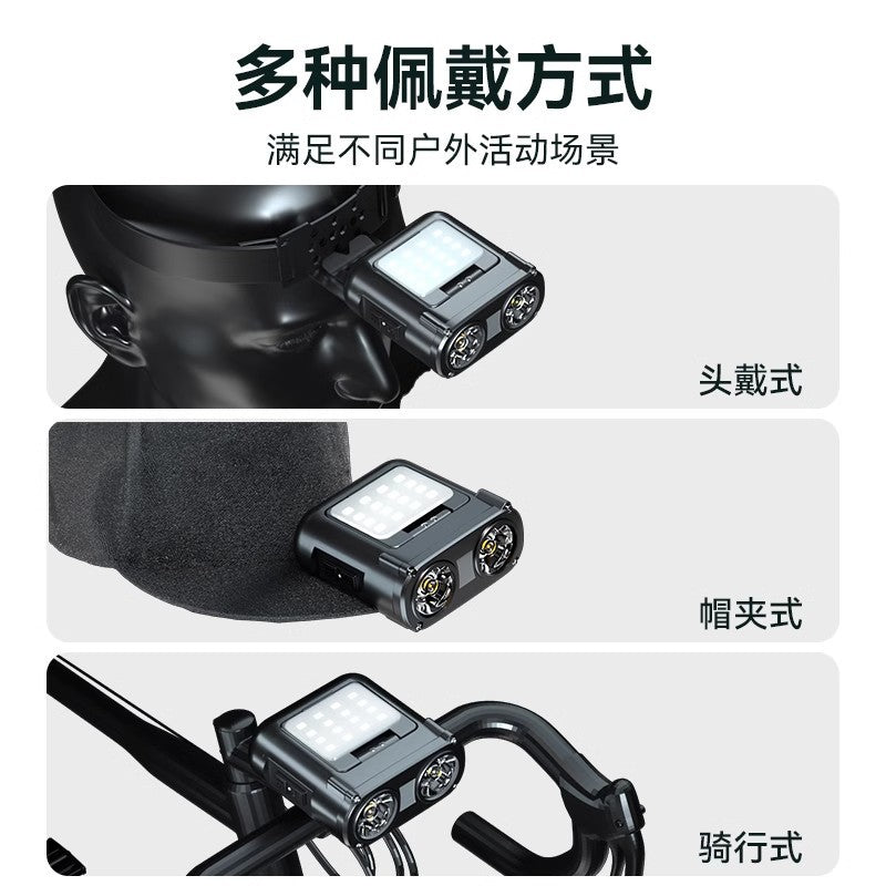 Walson owl pro night fishing strong light headlight induction charging fishing special long battery life cap clip light lighting