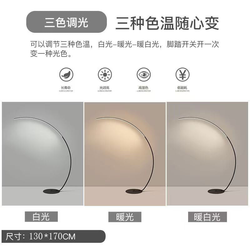 Floor lamp living room sofa fishing lamp casual modern creative designer bedroom atmosphere lamp floor standing table lamp