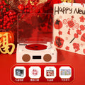 High-style retro cd player, high-fidelity wireless portable bluetooth speaker - perfect new year's gift for home use (original)