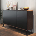 Walnut color + black model (with cabinet legs)