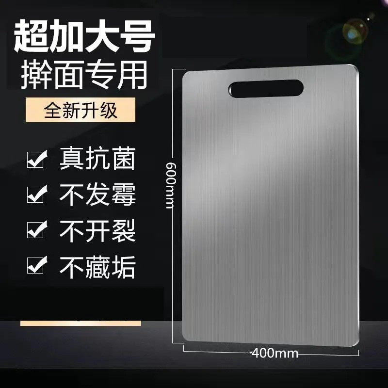 thickened 304 stainless steel cutting board kitchen chopping board fruit board panel rolling board chopping board factory
