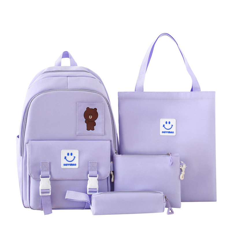 Cross-border 2025 new trend Mori school backpack Korean version of simple and fashionable student casual schoolbag