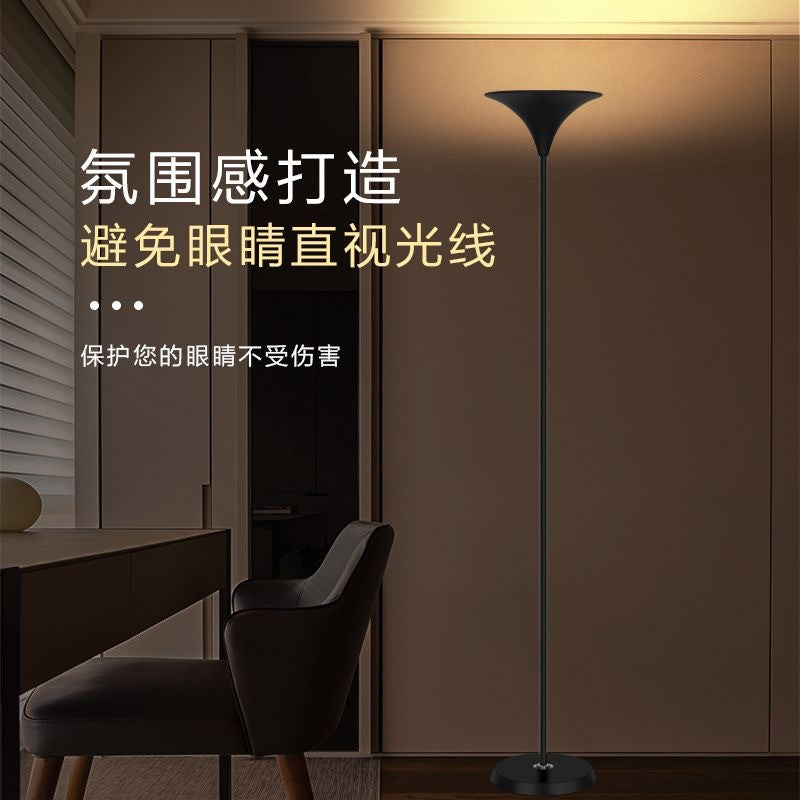Creative upward floor lamp for export new chinoiserie bedside floor lamp