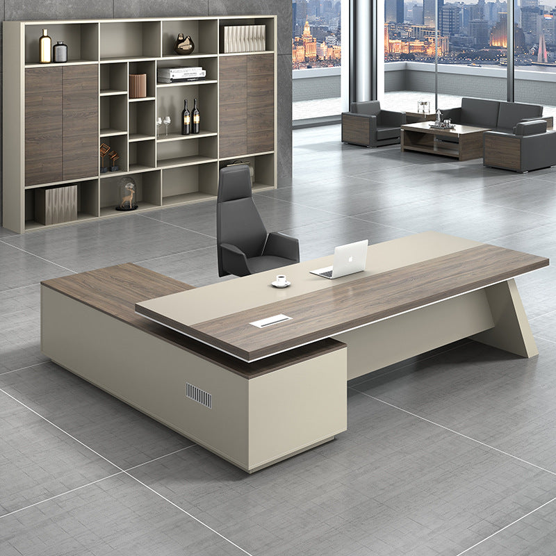 Boss table simple modern president desk manager work table and chair combination supervisor table atmosphere large class table manufacturer