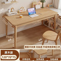 Solid rubberwood desk - home office desk, workstation, study writing desk, computer desk, bedroom study table