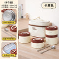 Student insulated lunch box, office worker bento box, stainless steel lunch container, soup jar, microwaveable, portable
